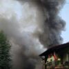 Pożar budynku gospodarczego w Lipkach.