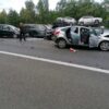 Karambol 6 samochodów na autostradzie A4.Na miejscu lądował LPR.(Zdjęcia)