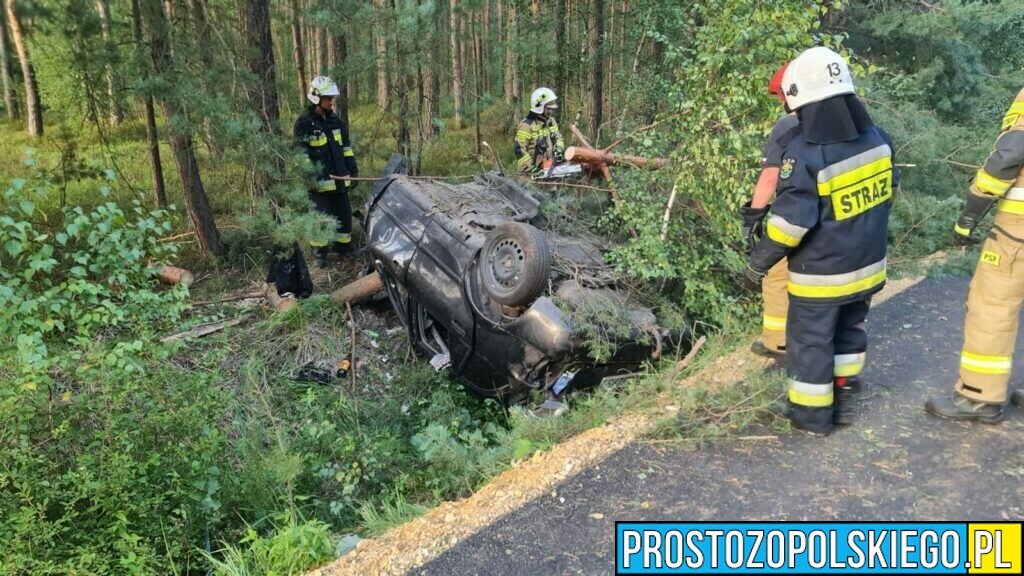 Wypadek w Kielczy.Nie żyje 18-letnia kierująca autem.(Zdjęcia)