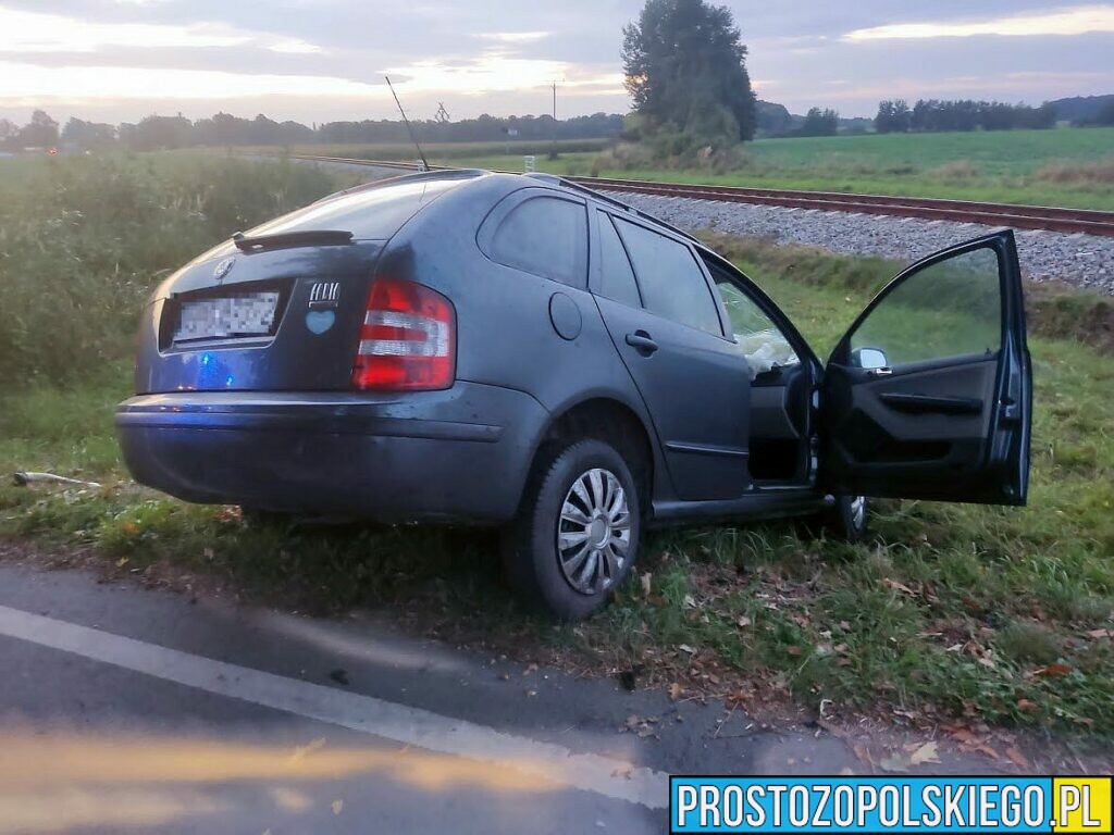 Zderzenie szynobusu z samochodem osobowym. Na miejscu lądował LPR.