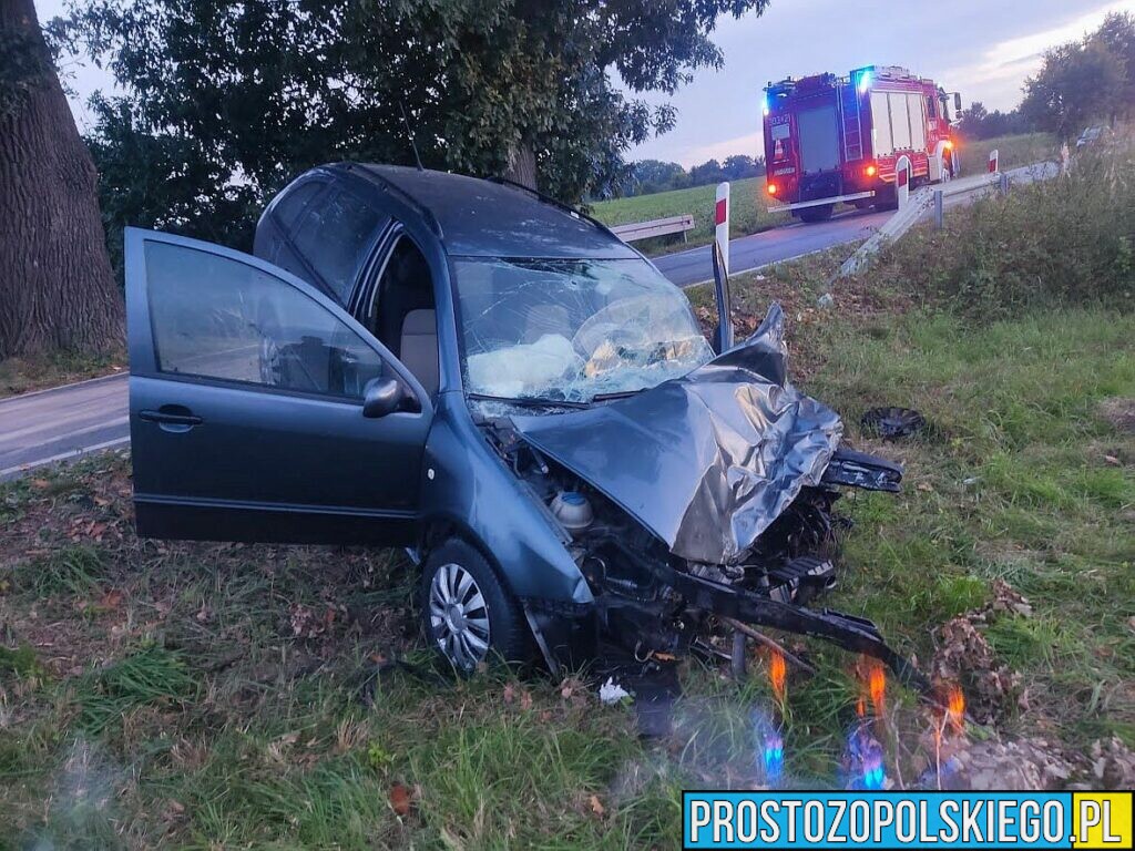 Zderzenie szynobusu z samochodem osobowym. Na miejscu lądował LPR.