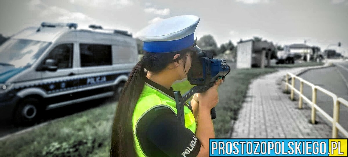 Zatrzymane prawo jazdy, mandat oraz punkty za rażące przekroczenie prędkości dla 58-latka.