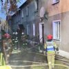 Pożar w domu wielorodzinnym w Górkach.(Zdjęcia)