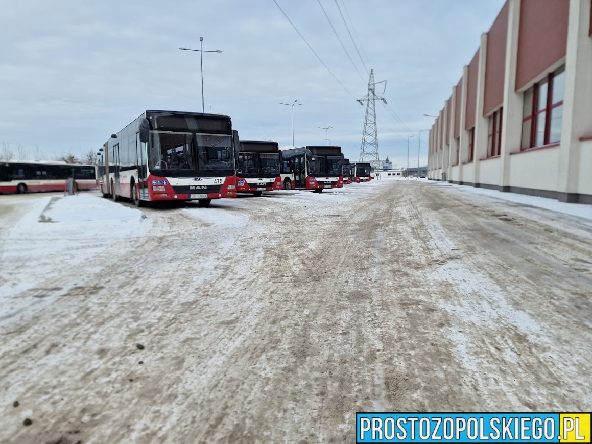 Komunikacja miejska w Opolu w okresie ferii zimowych.