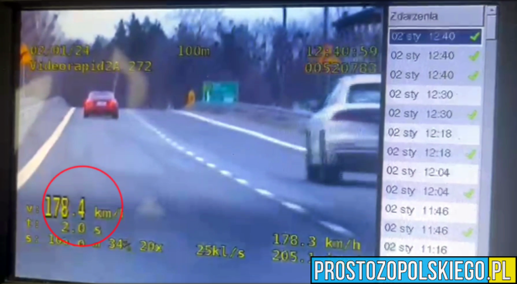 47-latek pędził o 118 km/h za szybko.