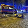 49-letni miłośnik nocnej jazdy na motorze miał wypadek na ul. Ozimskiej w Opolu.(Zdjęcia&Wideo)