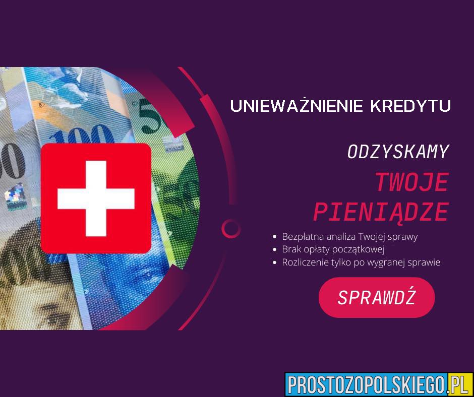 Unieważnienie kredytu .Odzyskamy twoje pieniądze.