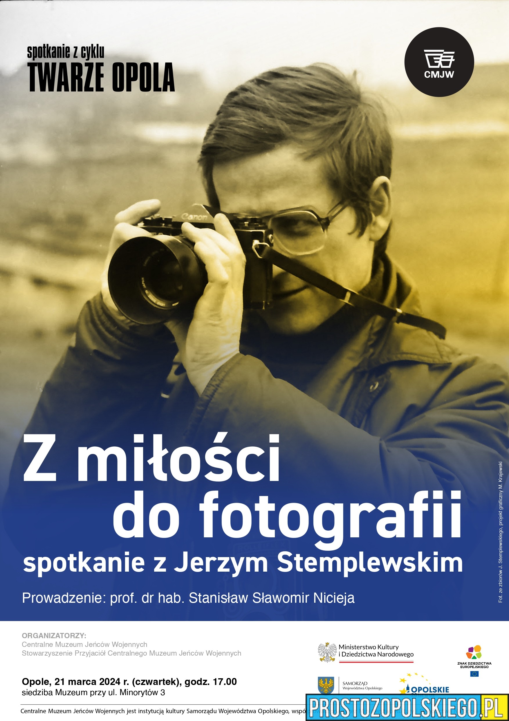 Twarze Opola - zapraszamy na spotkanie z Jerzym Stemplewskim.
