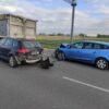Zdarzenie drogowe na obwodnicy Opola na wysokości salonu samochodowego.(Zdjęcia)