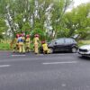 Wypadek na ul. Wrocławskiej w Opolu koło komisu samochodowego. Dwie osoby poszkodowane. (Zdjęcia&Wideo)