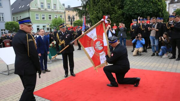 Wojewódzkie obchody dnia Strażaka w Krapkowicach.(Zdjęcia)