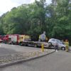 Zderzenie dwóch samochodów osobowych na DK46 przy zjeździe na Nową Schodnią.
