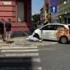 Zdarzenie drogowe na ul. Reymonta w Opolu.(Wideo)