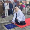 Magda Umer odsłoniła swoją gwiazdę w Alei Gwiazd na opolskim rynku.