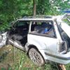 46-latni kierujący samochodem zasnął za kierownicą i wjechał do rowu na obwodnicy Brzegu.