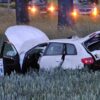 Pijany obywatel Ukrainy spasował wypadek na skrzyżowaniu DK 38 z DW 417. Jedna osoba była poszkodowana zabrana do szpitala. (Zdjęcia)