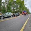 Wypadek na DK45 Jełowa-Bierdzany . Jedna osoba zabrana do szpitala.(Zdjęcia)