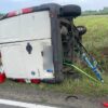 Kierujący dostawczakiem wjechał w drzewo na DK42 na wysokości miejscowości Zalesie.(Zdjęcia&Wideo)