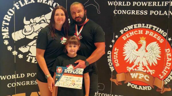 Mistrzostwa Polski w martwym ciągu federacji WPC. Marcin Oleksy z Opola zdobył brązowy medal.