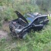 Wypadek toyoty na DW 414 na trasie Opole- Prudnik. Autem podróżowało 5 kobiet, 2 zostały zabrane do szpitala.