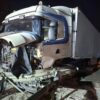 Wystrzał opony w ciężarówce, przyczyną wypadku na autostradzie A4