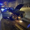 Wypadek drogowy na ul. Nysy Łużyckiej w Opolu naprzeciwko ABW