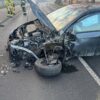 Wypadek Tułowice Małe. Czołowe zderzenie dwóch aut. Jedna osoba zabrana do szpitala (Zdjęcia)