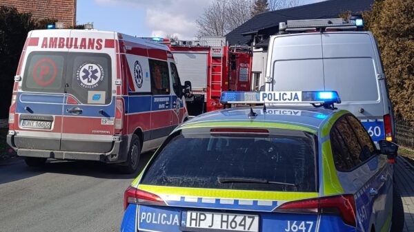 Wypadek w miejscowości Reńska Wieś koło Nysy. 75-latka autem wjechała w ścianę budynku