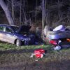 Wypadek samochodowy na DK42 między miejscowościami Kamienna - Rychnów w powiecie namysłowskim