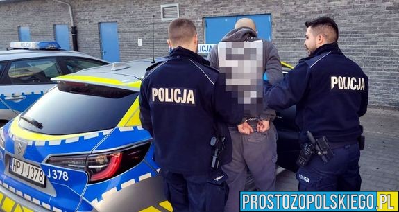 41-latek poszukiwany 8 listami gończymi zatrzymany