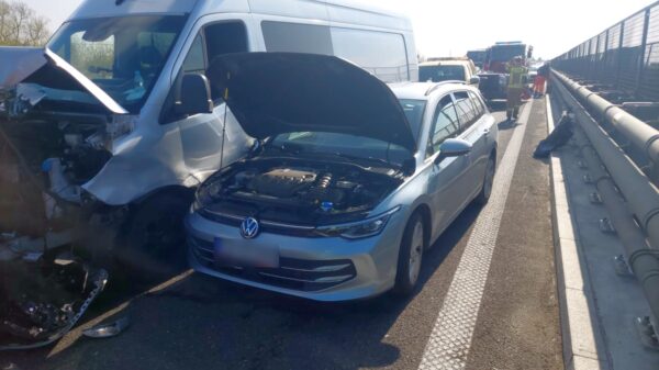 Wypadek na autostradzie A4 na 247 km kierunek Wrocław