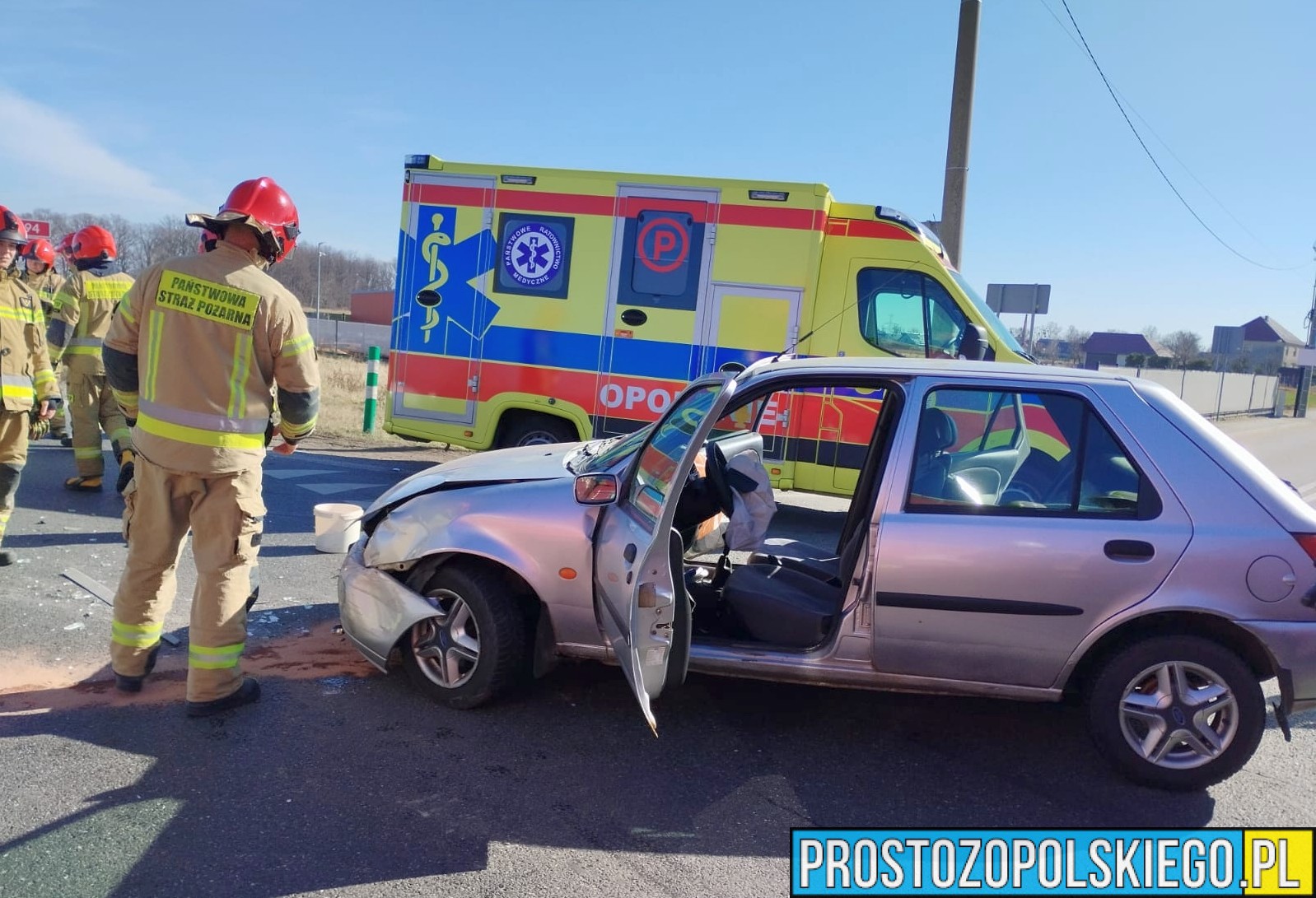 Wypadek na obwodnicy Opola na ul.Powstańców Warszawskich (Foto&Wideo)