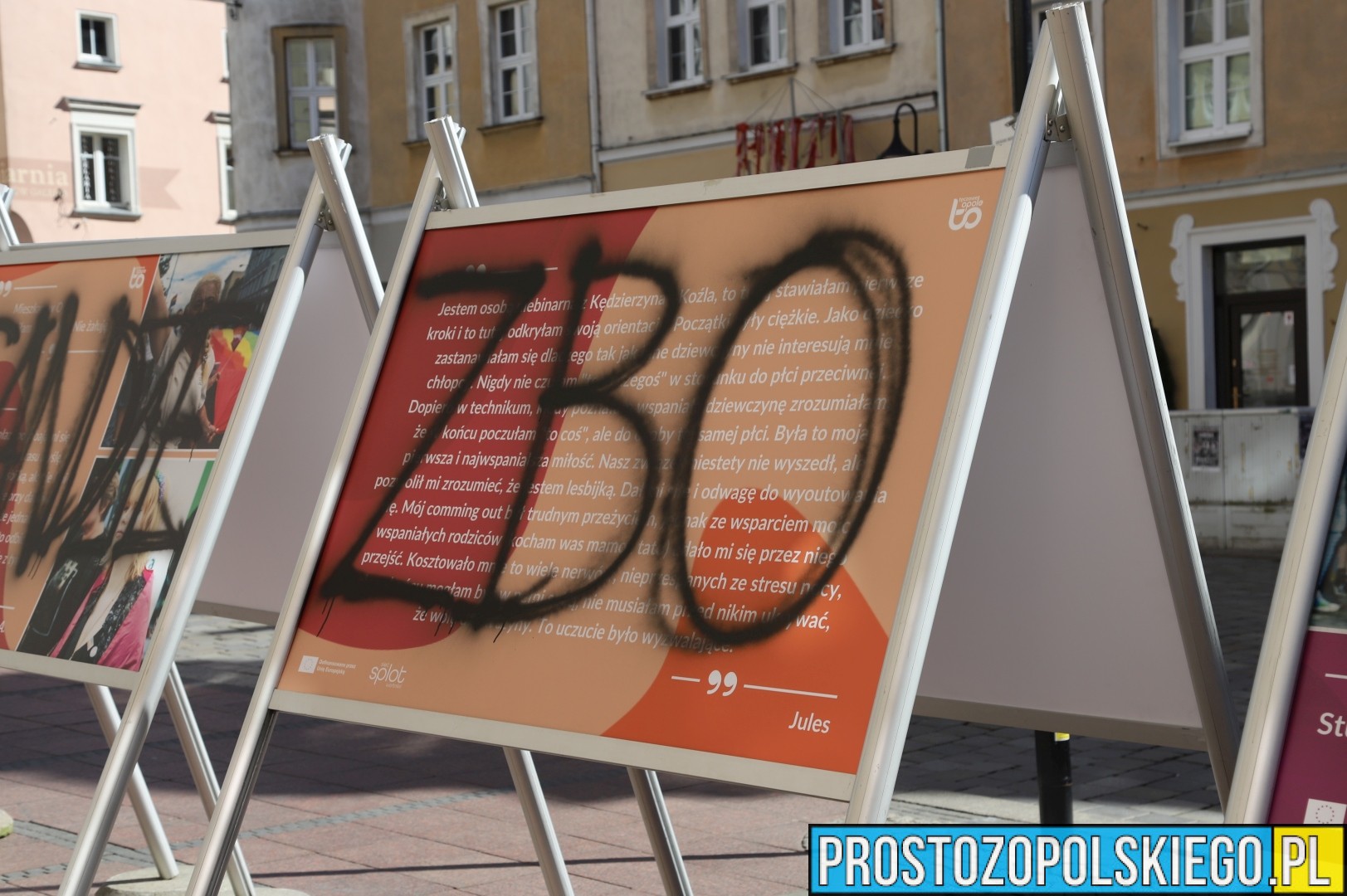grzegorz braun w opolu, braun w opolu, prostozopolskiego, prosto z opolskiego, braun w Opolu, opole braun, zniszczył wystawę, braun zniszczył lgbt, grzedorz braun w opolu lgbt,