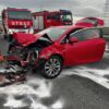 Wypadek na A4 na 211 km kierunek Katowice. Cztery osoby zostały ranne w tym 7-letnie dziecko . Na miejscu lądował LPR