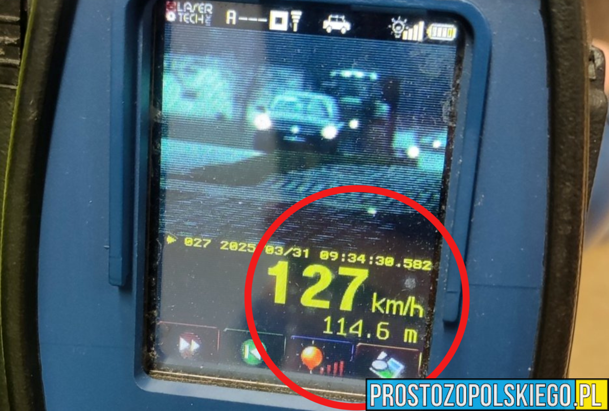 Na liczniku 127 km/h, a w organizmie 1,2 promila alkoholu