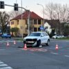 Zderzenie dwóch samochodów osobowych na skrzyżowaniu w Opolu