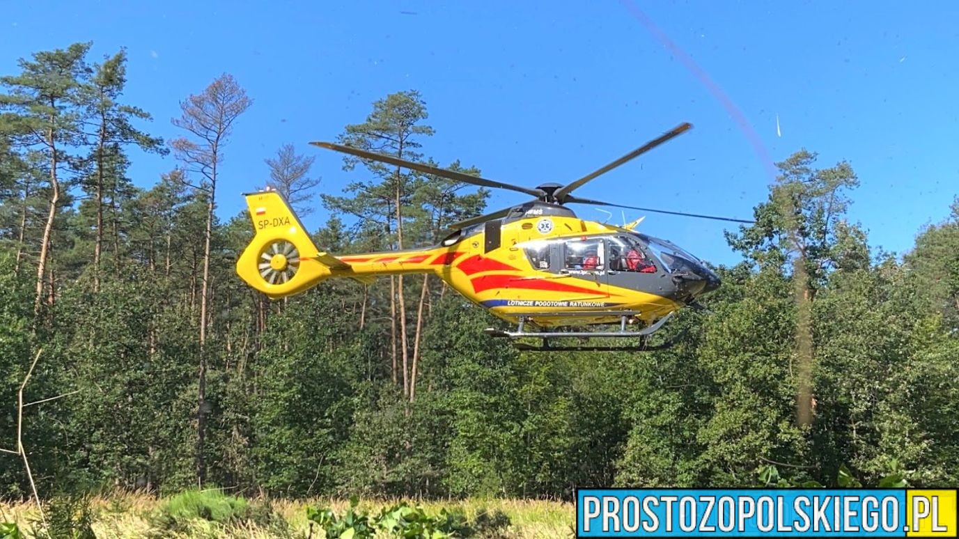 Awaria karetki pogotowia na autostradzie A4. W środku był pacjent pod respiratorem. Na miejsce wysłano LPR