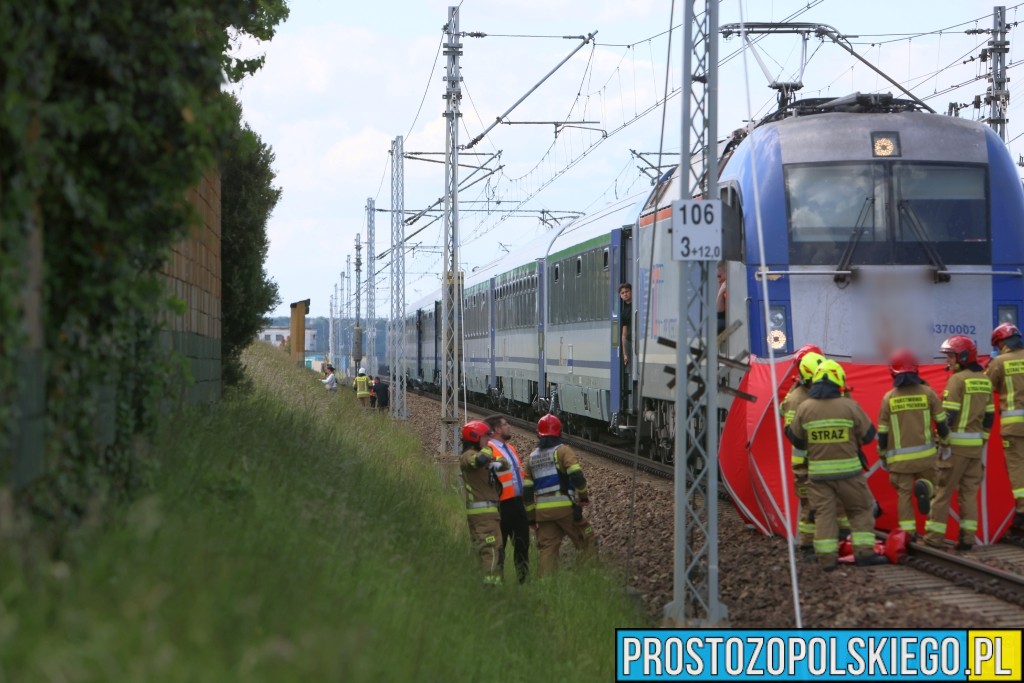 wypadek na torach, śmiertelne potrącenie w Opolu, wypadek na pkp, potrącenie śmiertelnie mężczyzny, tragedia na torach,