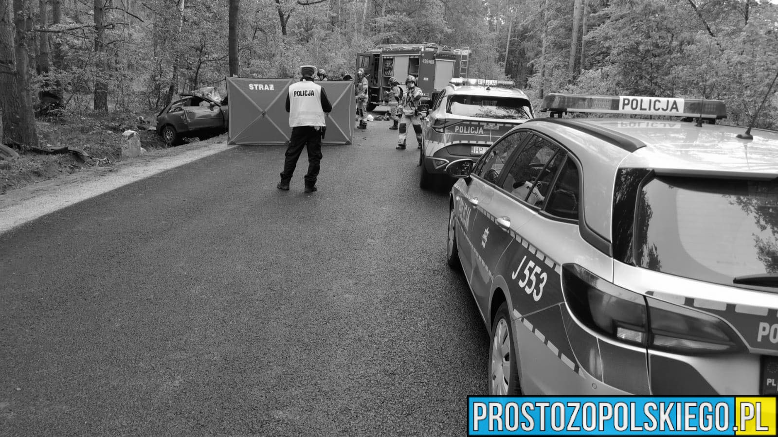 Tragiczny wypadek na trasie Zawiść–Szum. Kierowca zginął na miejscu