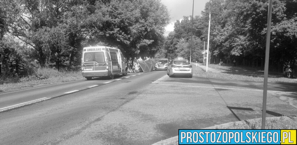 śmiertelne potrącenie, wypadek na drodzen wypadek w kk, wybadek w sławięcicach, wypadek na drodzee,