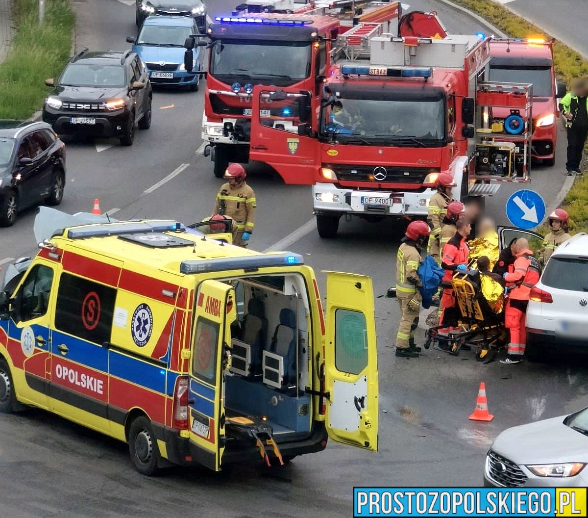 wypadek w Opole, wypdek na fabrycznej, fabryczna opole wypadek,