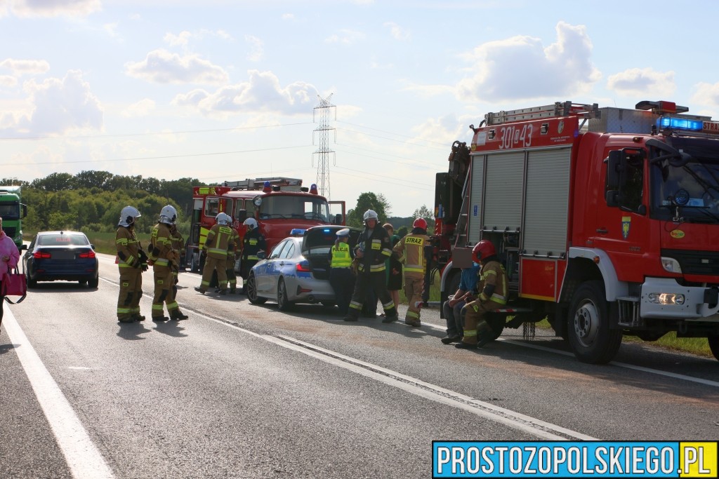 wypadek motocyklisty, wypadek wrzoski, zderzenie samochodu z motorem, rozbity motor, wypadek z udziałem motocykla,