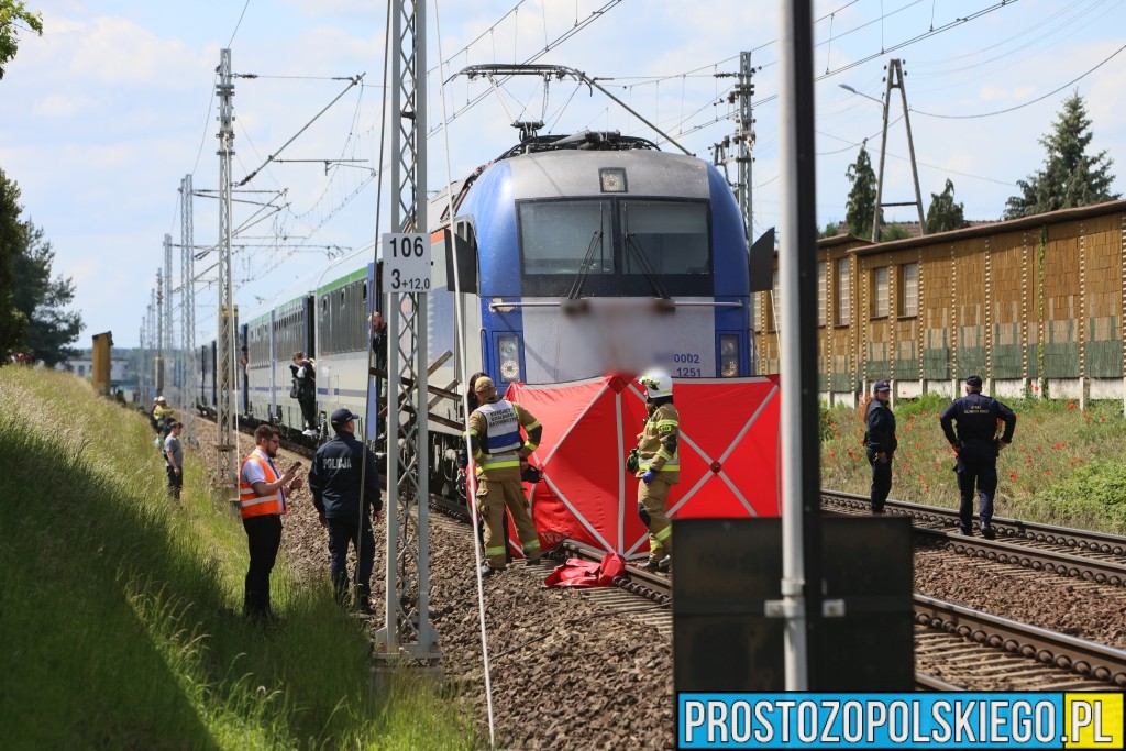 wypadek na torach, śmiertelne potrącenie w Opolu, wypadek na pkp, potrącenie śmiertelnie mężczyzny, tragedia na torach,