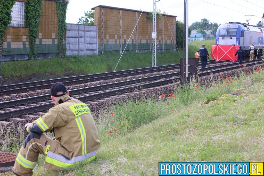 wypadek na torach, śmiertelne potrącenie w Opolu, wypadek na pkp, potrącenie śmiertelnie mężczyzny, tragedia na torach,