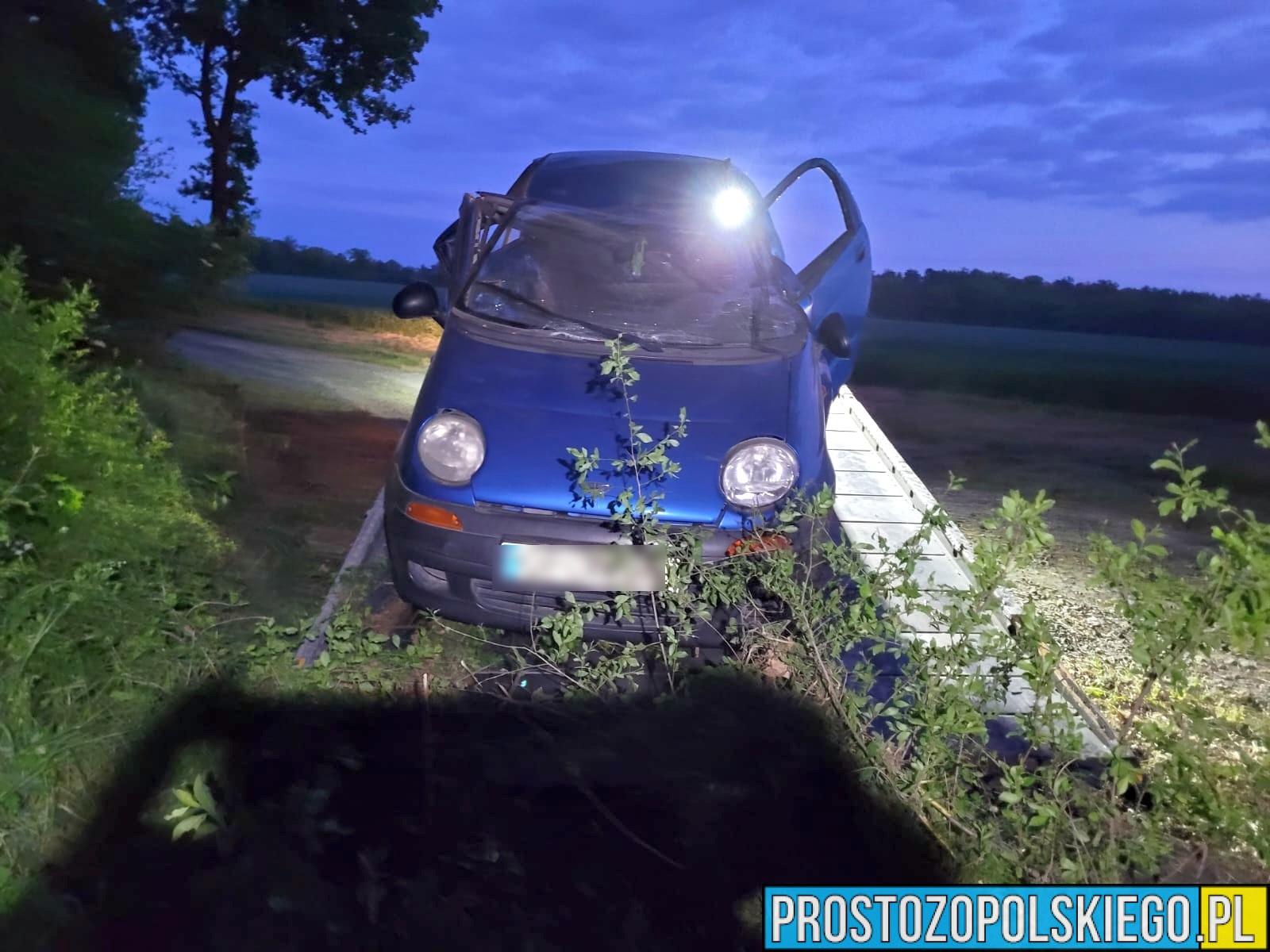 wypadek niemodlin wypadek opolskie, wypadek matiza, poszkodowani, prosto z opolskiego,