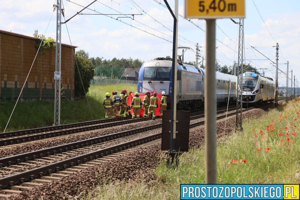 wypadek na torach, śmiertelne potrącenie w Opolu, wypadek na pkp, potrącenie śmiertelnie mężczyzny, tragedia na torach,