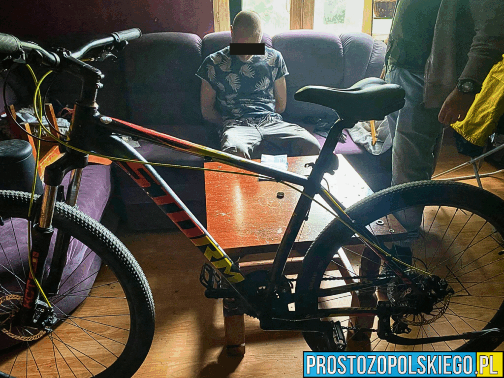 Zatrzymany za kradzieże rowerów w Opolu. 28-letni obywatel Ukrainy usłyszał 8 zarzutów
