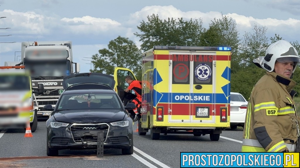 wypadek motocyklisty, wypadek wrzoski, zderzenie samochodu z motorem, rozbity motor, wypadek z udziałem motocykla,
