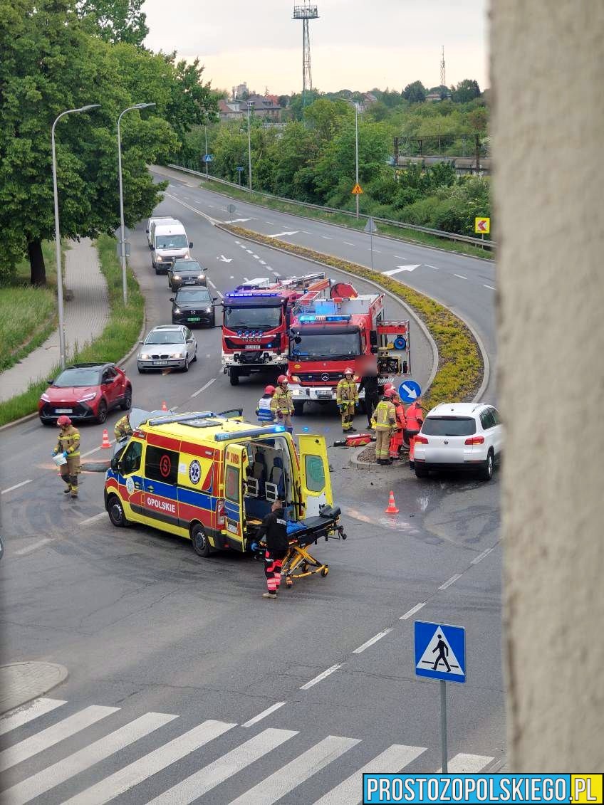 wypadek w Opole, wypdek na fabrycznej, fabryczna opole wypadek,