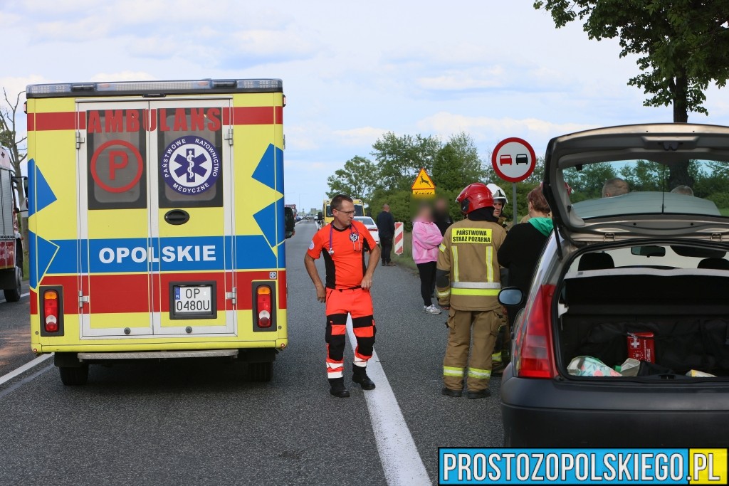 wypadek motocyklisty, wypadek wrzoski, zderzenie samochodu z motorem, rozbity motor, wypadek z udziałem motocykla,